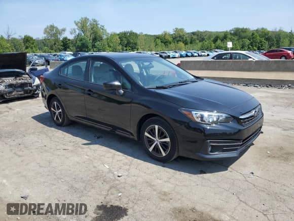 2022 Subaru Impreza Premium with VIN 4S3GKAV65N3606430, listed as a Copart auction lot 68102795 with 31,125 mi miles and Salvage title. Bid and sale history available at DreamBid. Image 4.