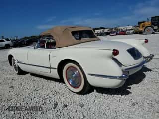 1954 Chevrolet Corvette с VIN E54S003297, выставлен на аукционе Copart как лот 42142735 с пробегом 3 050 миль миль и Списание • Salvage title. История ставок и продаж доступна на DreamBid. Изображение 2.
