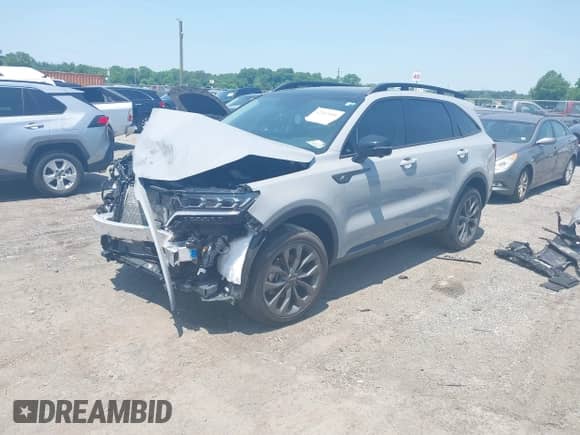 2023 Kia Sorento X-Line SX Prestige with VIN 5XYRKDLF1PG251669, listed as a IAAI auction lot 42343406 with 15,000 mi miles and . Bid and sale history available at DreamBid. Image 17.