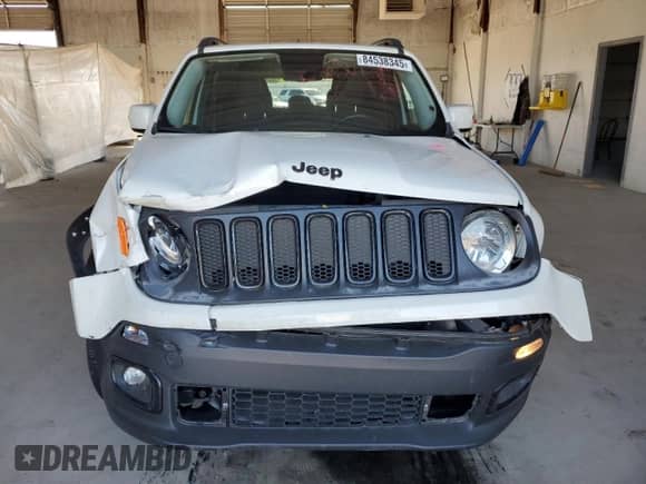 2017 Jeep Renegade Latitude with VIN ZACCJBBB0HPE85444, listed as a Copart auction lot 84538345 with 102,299 mi miles and Salvage title. Bid and sale history available at DreamBid. Image 5.