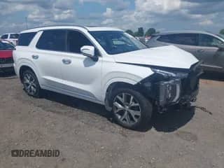 2022 Hyundai Palisade Limited with VIN KM8R5DHE3NU437180, listed as a IAAI auction lot 42419418 with 45,368 mi miles and . Bid and sale history available at DreamBid. Image 1.