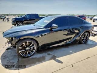 2024 Lexus IS 350 F Sport z VIN JTHBZ1B20R5080465, wystawiony jako Copart lot #65543125 z przebiegiem 4 167 mil mil oraz Czysty tytuł • Clean title. Historia ofert i sprzedaży dostępna na DreamBid. Obrazek 1.