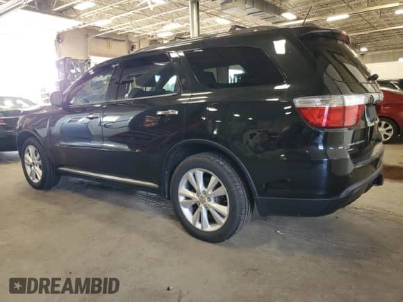 2013 Dodge Durango Crew with VIN 1C4RDJDG8DC643760, listed as a Copart auction lot 80074455 with 138,563 mi miles and Salvage title. Bid and sale history available at DreamBid. Image 2.