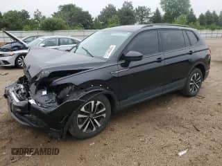 2022 Volkswagen Tiguan S с VIN 3VV0B7AX9NM058029, выставлен на аукционе Copart как лот 57146035 с пробегом 40 070 миль миль и Списание • Salvage title. История ставок и продаж доступна на DreamBid. Изображение 1.