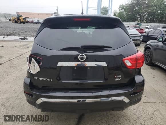 2018 Nissan Pathfinder SV with VIN 5N1DR2MM0JC613215, listed as a Copart auction lot 60694575 with Not provided miles and Salvage title. Bid and sale history available at DreamBid. Image 6.