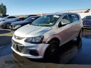 2020 Chevrolet Sonic LT with VIN 1G1JG6SB3L4131673, listed as a Copart auction lot 85549805 with 99,999 mi miles and Clean title. Bid and sale history available at DreamBid. Image 1.