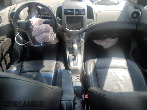 2013 Chevrolet Sonic LTZ with VIN 1G1JE6SB8D4129845, listed as a Copart auction lot 53841485 with 47,831 mi miles and Salvage title. Bid and sale history available at DreamBid. Image 8.