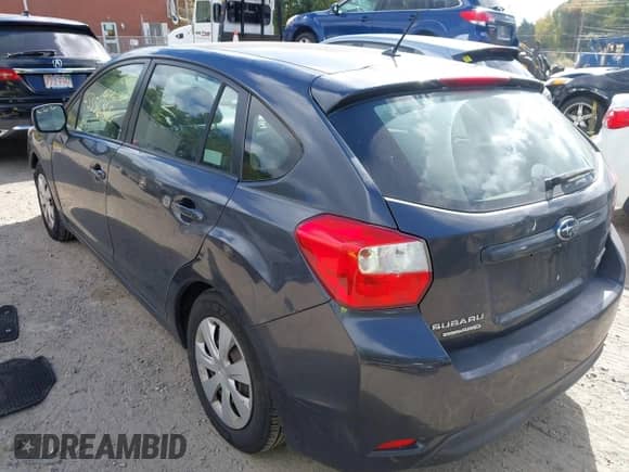 2012 Subaru Impreza 2.0i with VIN JF1GPAA64CH225794, listed as a IAAI auction lot 43356360 with 198,536 mi miles and . Bid and sale history available at DreamBid. Image 3.