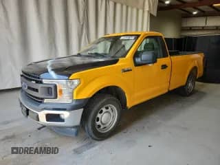 2018 Ford F-150 XL z VIN 1FTMF1C59JKE72510, wystawiony jako Copart lot #69838745 z przebiegiem 94 477 mil mil oraz Szkoda całkowita • Salvage title. Historia ofert i sprzedaży dostępna na DreamBid. Obrazek 1.