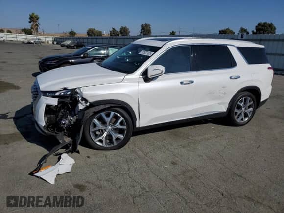 2021 Hyundai Palisade SEL с VIN KM8R44HEXMU226754, выставлен на аукционе Copart как лот 70527125 с пробегом 49 874 миль миль и Списание • Salvage title. История ставок и продаж доступна на DreamBid. Изображение 1.