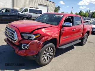 2022 Toyota Tacoma Limited с VIN 3TMGZ5AN5NM526625, выставлен на аукционе Copart как лот 64094465 с пробегом 44 339 миль миль и Списание • Salvage title. История ставок и продаж доступна на DreamBid. Изображение 1.