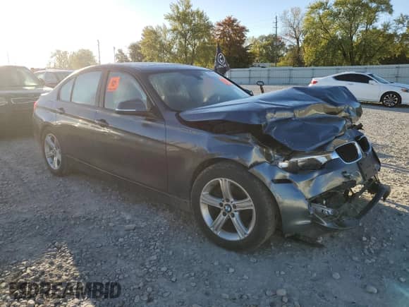 2015 BMW 3 Series 328i with VIN WBA3A5G57FNS85944, listed as a Copart auction lot 85906215 with Not provided miles and Salvage title. Bid and sale history available at DreamBid. Image 4.