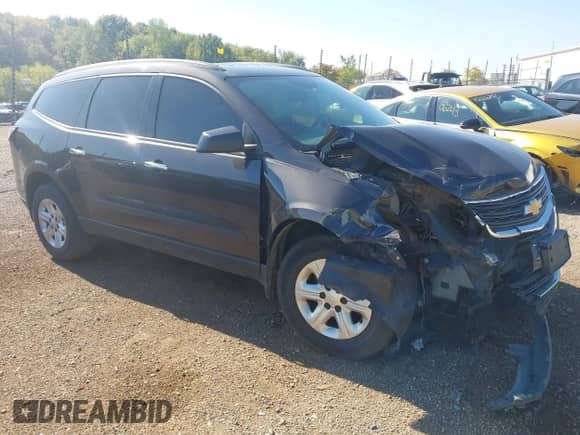 2014 Chevrolet Traverse LS с VIN 1GNKRFKD4EJ291659, выставлен на аукционе IAAI как лот 43214440 с пробегом Не указан миль и . История ставок и продаж доступна на DreamBid. Изображение 1.