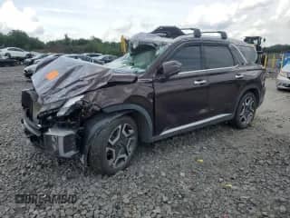 2024 Hyundai Palisade SEL с VIN KM8R4DGE9RU776634, выставлен на аукционе Copart как лот 64207275 с пробегом Не указан миль и Списание • Salvage title. История ставок и продаж доступна на DreamBid. Изображение 1.