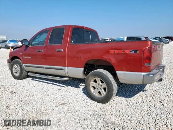 2006 Dodge 1500 SLT with VIN 1D7HU18266S566833, listed as a Copart auction lot 80712925 with 217,807 mi miles and Salvage title. Bid and sale history available at DreamBid. Image 2.