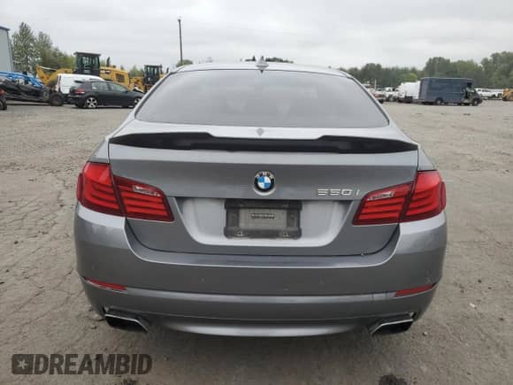 2011 BMW 5 Series 550i xDrive with VIN WBAFU9C5XBC278297, listed as a Copart auction lot 80525375 with 106,628 mi miles and Clean title. Bid and sale history available at DreamBid. Image 6.