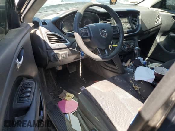 2016 Dodge Dart SXT Sport with VIN 1C3CDFFA8GD820886, listed as a Copart auction lot 65227075 with 296,158 mi miles and Salvage title. Bid and sale history available at DreamBid. Image 8.