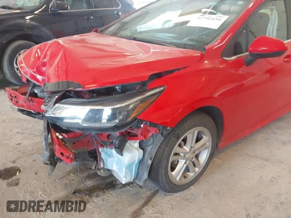 2017 Chevrolet Cruze LT with VIN 1G1BE5SM2H7153000, listed as a IAAI auction lot 42792431 with 34,011 mi miles and . Bid and sale history available at DreamBid. Image 6.