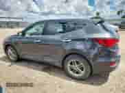 2017 Hyundai Santa Fe 2.4L with VIN 5XYZT3LB5HG448642, listed as a Copart auction lot 80009615 with 127,798 mi miles and Salvage title. Bid and sale history available at DreamBid. Image 2.