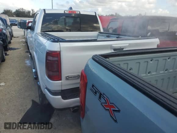 2023 Ram 1500 Longhorn z VIN 1C6SRFKT6PN513797, wystawiony jako Copart lot #78349714 z przebiegiem Nie podano mil oraz Szkoda całkowita • Salvage title. Historia ofert i sprzedaży dostępna na DreamBid. Obrazek 6.