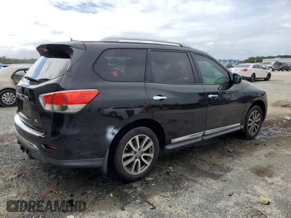 2014 Nissan Pathfinder S with VIN 5N1AR2MN7EC635276, listed as a Copart auction lot 85777095 with 172,191 mi miles and Salvage title. Bid and sale history available at DreamBid. Image 3.