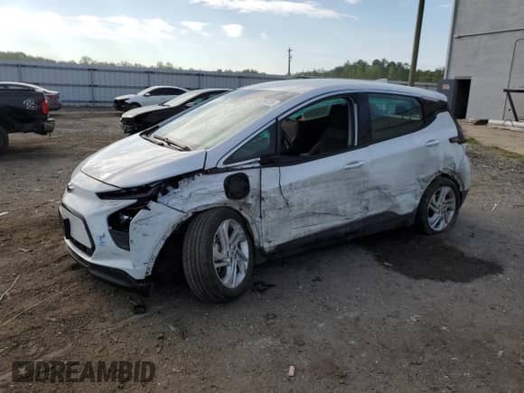 2022 Chevrolet Bolt EV 1LT with VIN 1G1FW6S01N4100691, listed as a Copart auction lot 57430065 with 49,813 mi miles and Salvage title. Bid and sale history available at DreamBid. Image 1.