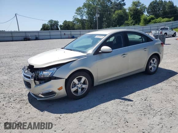 2016 Chevrolet Cruze LT with VIN 1G1PE5SB2G7191748, listed as a Copart auction lot 59259915 with 58,478 mi miles and Salvage title. Bid and sale history available at DreamBid. Image 1.