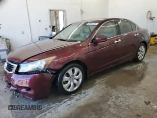 2009 Honda Accord EX-L with VIN 1HGCP36879A021220, listed as a Copart auction lot 86467225 with 209,878 mi miles and Salvage title. Bid and sale history available at DreamBid. Image 1.