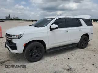 2021 Chevrolet Tahoe Commercial with VIN 1GNSCLED0MR351867, listed as a Copart auction lot 52995205 with 88,738 mi miles and Salvage title. Bid and sale history available at DreamBid. Image 1.