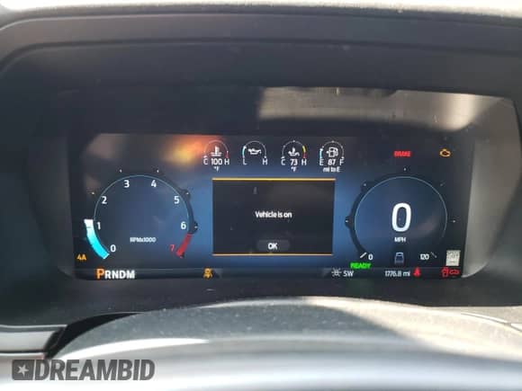 2025 Ford F-150 Lariat with VIN 1FTFW5LD0SFA42267, listed as a Copart auction lot 58496535 with 1,776 mi miles and Salvage title. Bid and sale history available at DreamBid. Image 9.