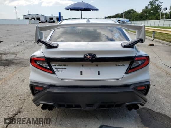 2022 Subaru WRX with VIN JF1VBAA66N9024921, listed as a Copart auction lot 67745645 with 37,920 mi miles and Salvage title. Bid and sale history available at DreamBid. Image 6.