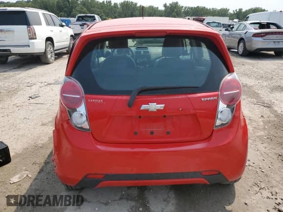 2015 Chevrolet Spark LT с VIN KL8CD6S96FC718751, выставлен на аукционе Copart как лот 66935705 с пробегом 48 596 миль миль и Списание • Salvage title. История ставок и продаж доступна на DreamBid. Изображение 6.