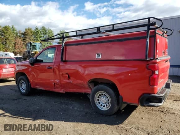 2019 Chevrolet Silverado 1500 Work Truck z VIN 3GCNWAEH3KG229070, wystawiony jako Copart lot #78814374 z przebiegiem 84 543 mil mil oraz Szkoda całkowita • Salvage title. Historia ofert i sprzedaży dostępna na DreamBid. Obrazek 2.