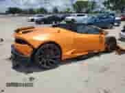 2016 Lamborghini Huracan LP 610-4 with VIN ZHWUR1ZF0GLA05464, listed as a Copart auction lot 60296214 with Not provided miles and Salvage title. Bid and sale history available at DreamBid. Image 3.