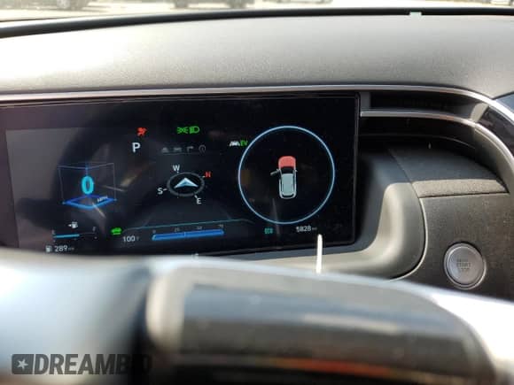 2023 Hyundai Tucson Limited with VIN KM8JECA10PU118417, listed as a Copart auction lot 81398765 with 5,828 mi miles and Salvage title. Bid and sale history available at DreamBid. Image 9.