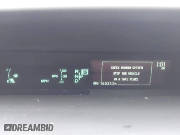 2012 Toyota Prius with VIN JTDKN3DP9C3011049, listed as a IAAI auction lot 43533216 with 165,332 mi miles and . Bid and sale history available at DreamBid. Image 7.