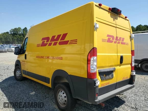 2023 Ram ProMaster Cargo с VIN 3C6LRVCG1PE563642, выставлен на аукционе Copart как лот 70175665 с пробегом 39 309 миль миль и Списание • Salvage title. История ставок и продаж доступна на DreamBid. Изображение 2.
