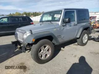 2015 Jeep Wrangler Sport with VIN 1C4AJWAG6FL559608, listed as a Copart auction lot 86658545 with 122,636 mi miles and Salvage title. Bid and sale history available at DreamBid. Image 1.