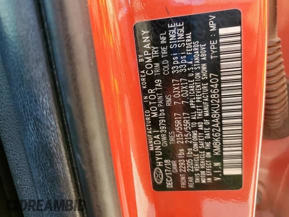 2019 Hyundai Kona SEL с VIN KM8K62AA8KU286407, выставлен на аукционе Copart как лот 80453545 с пробегом 96 112 миль миль и Списание • Salvage title. История ставок и продаж доступна на DreamBid. Изображение 14.