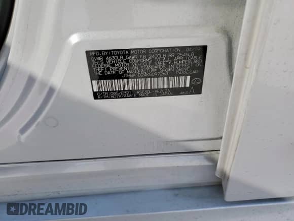 2019 Lexus IS 300 z VIN JTHBA1D24K5097263, wystawiony jako Copart lot #83812675 z przebiegiem 56 348 mil mil oraz Szkoda całkowita • Salvage title. Historia ofert i sprzedaży dostępna na DreamBid. Obrazek 13.