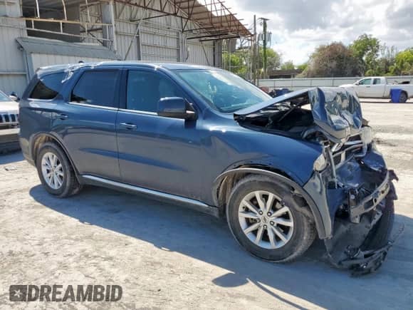 2020 Dodge Durango SXT с VIN 1C4RDHAG5LC393616, выставлен на аукционе Copart как лот 85780465 с пробегом 126 141 миль миль и Списание • Salvage title. История ставок и продаж доступна на DreamBid. Изображение 4.