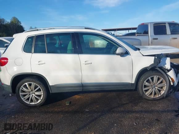 2014 Volkswagen Tiguan SEL with VIN WVGAV3AX8EW538318, listed as a IAAI auction lot 41277703 with 130,827 mi miles and . Bid and sale history available at DreamBid. Image 13.