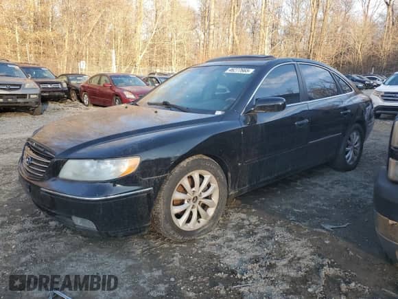 2006 Hyundai Azera SE с VIN KMHFC46F46A115686, выставлен на аукционе Copart как лот 46277665 с пробегом Не указан миль и Списание • Salvage title. История ставок и продаж доступна на DreamBid. Изображение 1.
