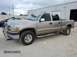 2002 Chevrolet Silverado 2500HD LS with VIN 1GCHK23152F225754, listed as a Copart auction lot 78537474 with Not provided miles and Non repairable. Bid and sale history available at DreamBid. Image 1.