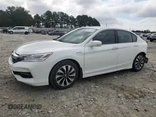 2017 Honda Accord Touring with VIN JHMCR6F70HC030988, listed as a Copart auction lot 81017875 with 109,796 mi miles and Salvage title. Bid and sale history available at DreamBid. Image 1.