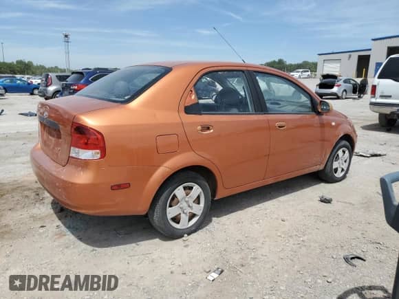 2006 Chevrolet Aveo LS с VIN KL1TD566X6B640909, выставлен на аукционе Copart как лот 56497505 с пробегом 168 781 миль миль и Списание • Salvage title. История ставок и продаж доступна на DreamBid. Изображение 3.