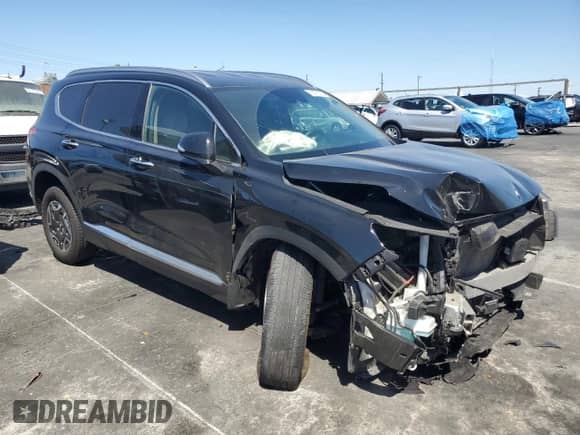 2023 Hyundai Santa Fe Blue z VIN 5NMS2DA17PH018944, wystawiony jako Copart lot #71478735 z przebiegiem 39 219 mil mil oraz Szkoda całkowita • Salvage title. Historia ofert i sprzedaży dostępna na DreamBid. Obrazek 4.