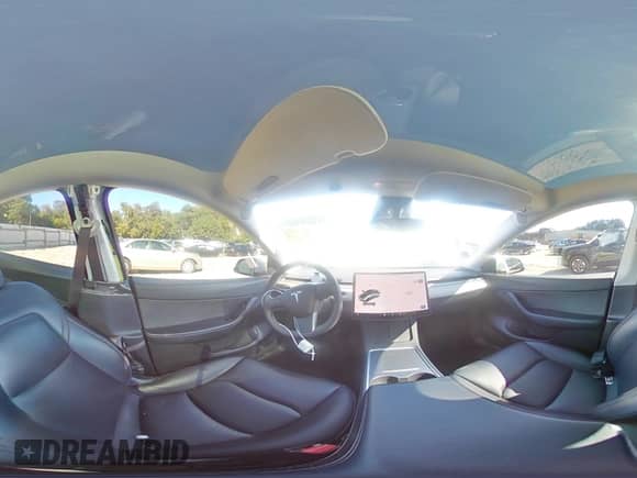 2021 Tesla Model Y Long Range with VIN 5YJYGAEEXMF255268, listed as a Copart auction lot 72024495 with 42,709 mi miles and Salvage title. Bid and sale history available at DreamBid. Image 14.