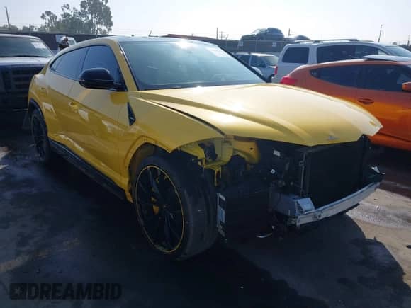 2022 Lamborghini Urus с VIN ZPBUA1ZL7NLA19290, выставлен на аукционе IAAI как лот 41633013 с пробегом 17 566 миль миль и . История ставок и продаж доступна на DreamBid. Изображение 1.