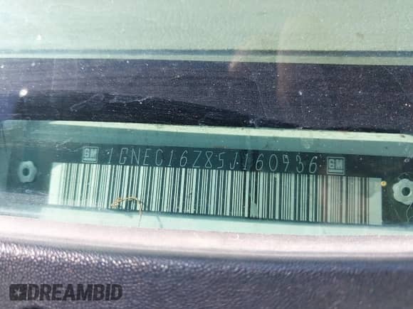 2005 Chevrolet Suburban LS с VIN 1GNEC16Z85J160936, выставлен на аукционе IAAI как лот 42489614 с пробегом 240 888 миль миль и . История ставок и продаж доступна на DreamBid. Изображение 9.